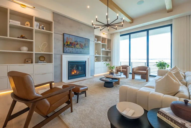Living room built-ins